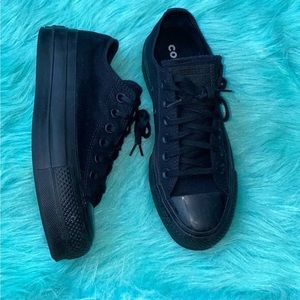 Black Platform Converse
